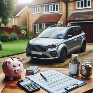 car and piggybank