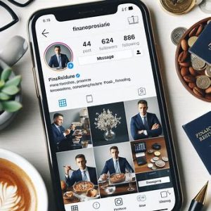 Instagram profile showcasing a finance